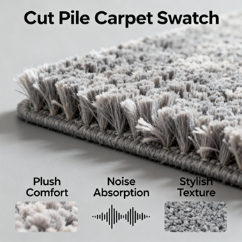 Living room carpet design